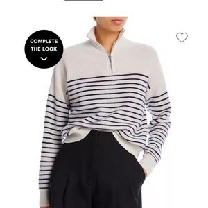 Aqua  striped sweater
